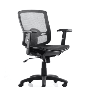 Palma Medium Mesh Back Task Operator Office Chair with Arms