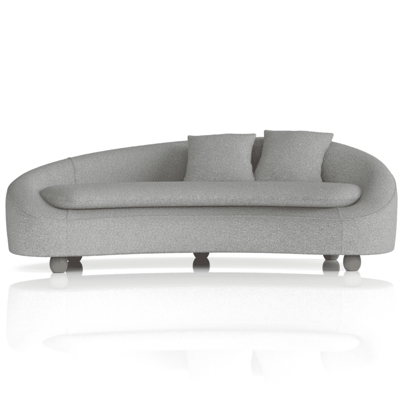 Mimi 3 Seater Curved Sofa - Image 2