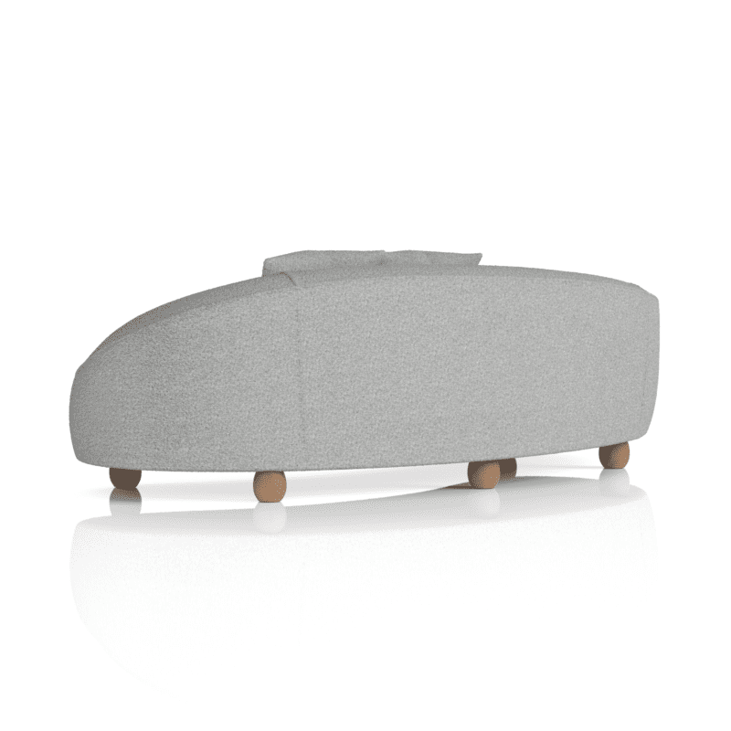 Mimi 3 Seater Curved Sofa - Image 5