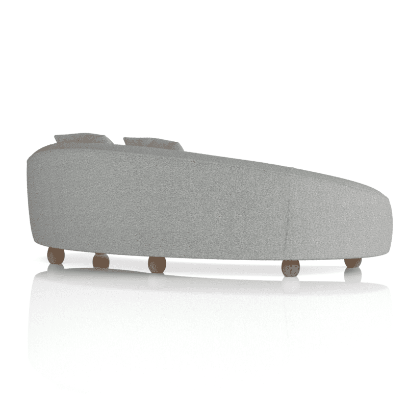 Mimi 3 Seater Curved Sofa - Image 7