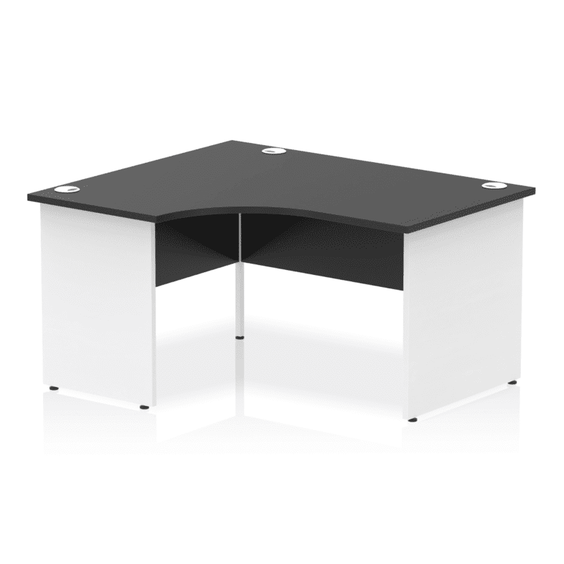Impulse 1400mm Left Crescent Desk Panel End Leg - Image 13