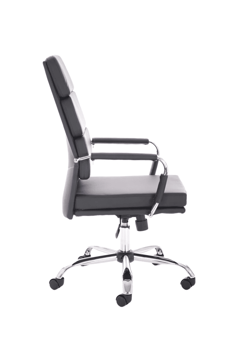 Advocate Medium Back Bonded Leather Executive Office Chair with Arms - Image 2