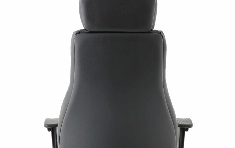 Winsor Medium Back Executive Black Leather Office Chair with Arms - Image 28
