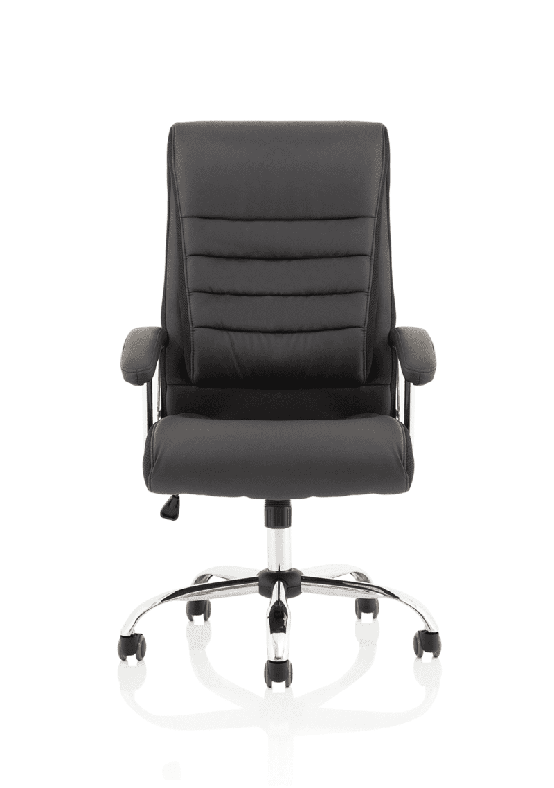 Dallas High Back Black Leather Executive Office Chair with Arms - Image 2