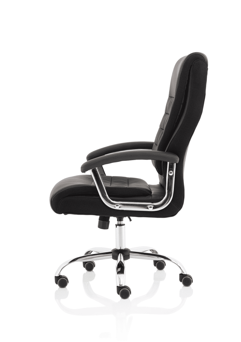 Dallas High Back Black Leather Executive Office Chair with Arms - Image 4