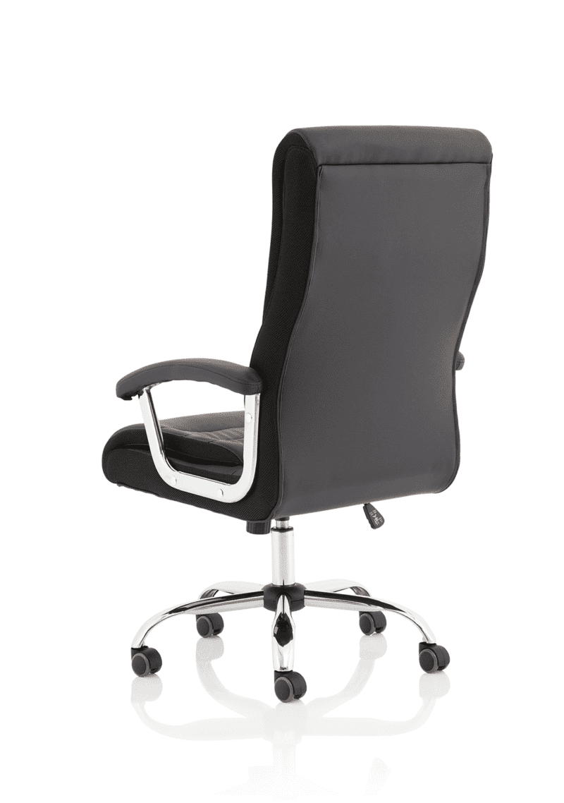 Dallas High Back Black Leather Executive Office Chair with Arms - Image 5