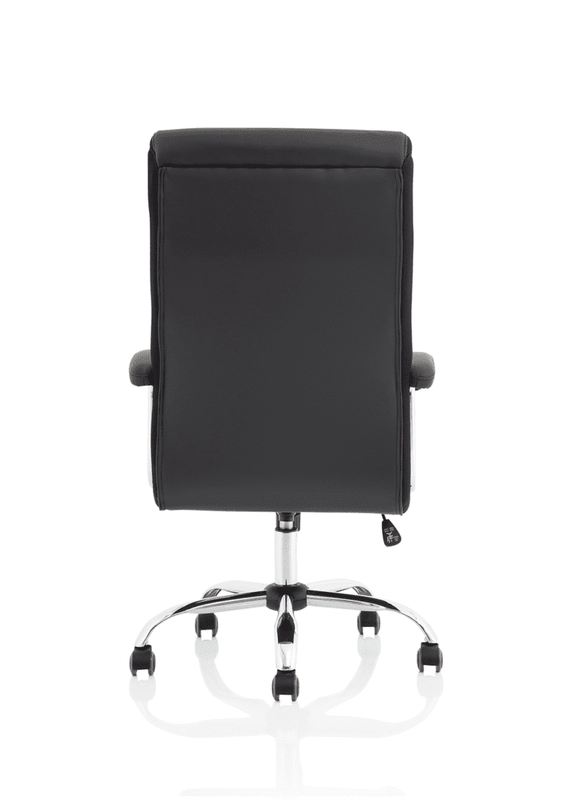 Dallas High Back Black Leather Executive Office Chair with Arms - Image 6