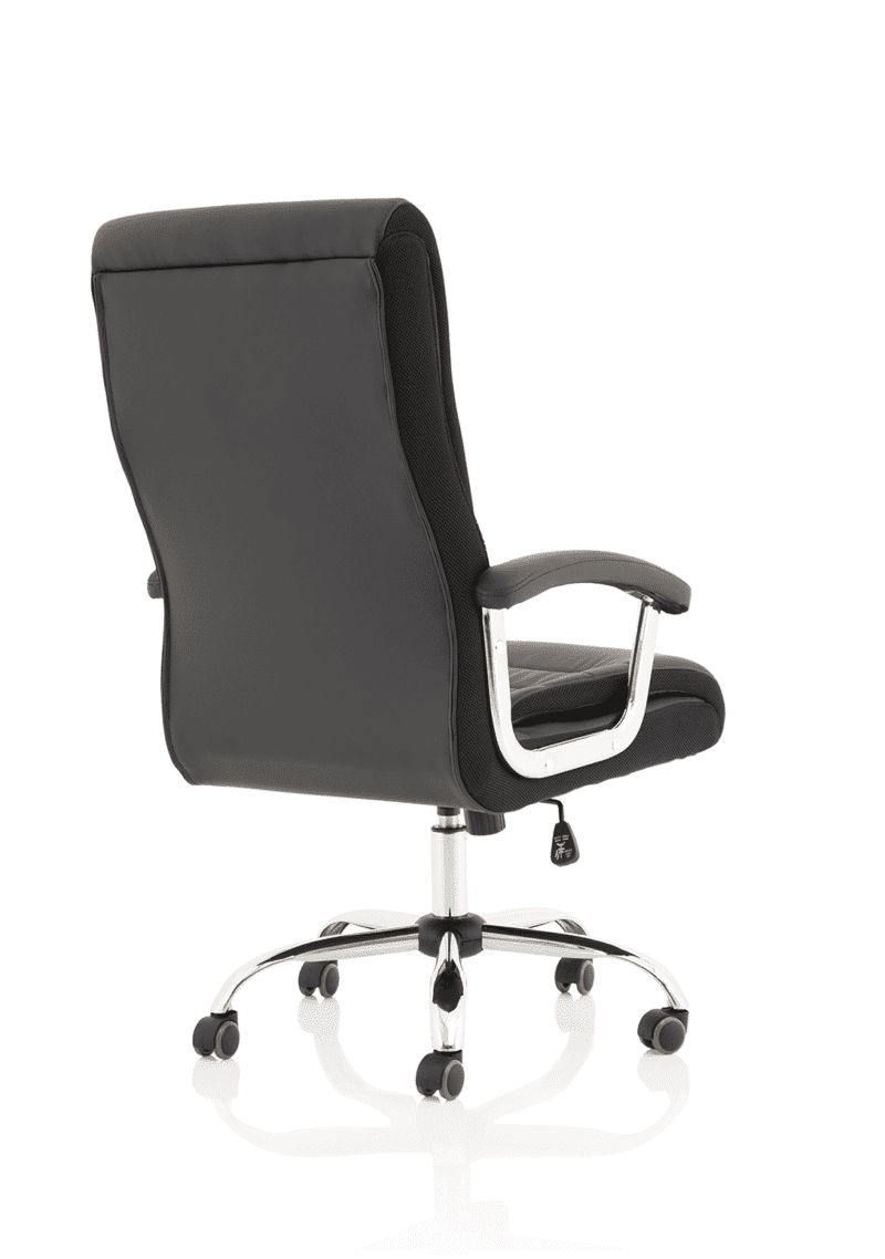 Dallas High Back Black Leather Executive Office Chair with Arms - Image 7