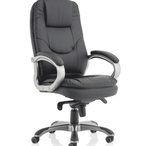 Oscar High Back Black Executive Office Chair with Arms