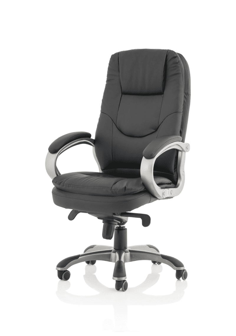 Oscar High Back Black Executive Office Chair with Arms - Image 3