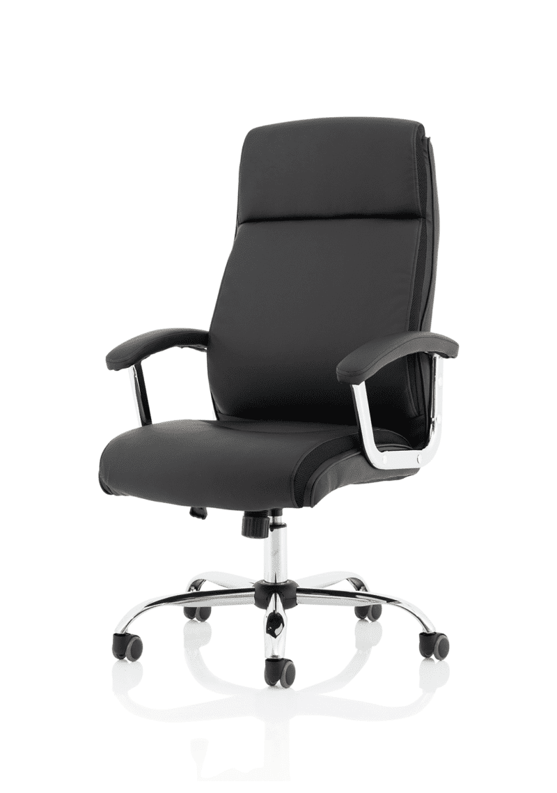 Hatley High Back Black Leather Executive Office Chair with Arms - Image 3