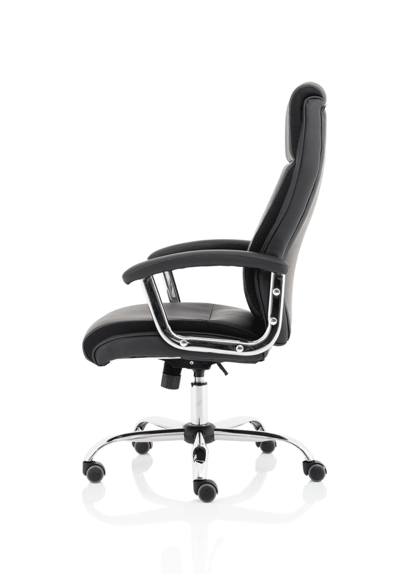 Hatley High Back Black Leather Executive Office Chair with Arms - Image 4