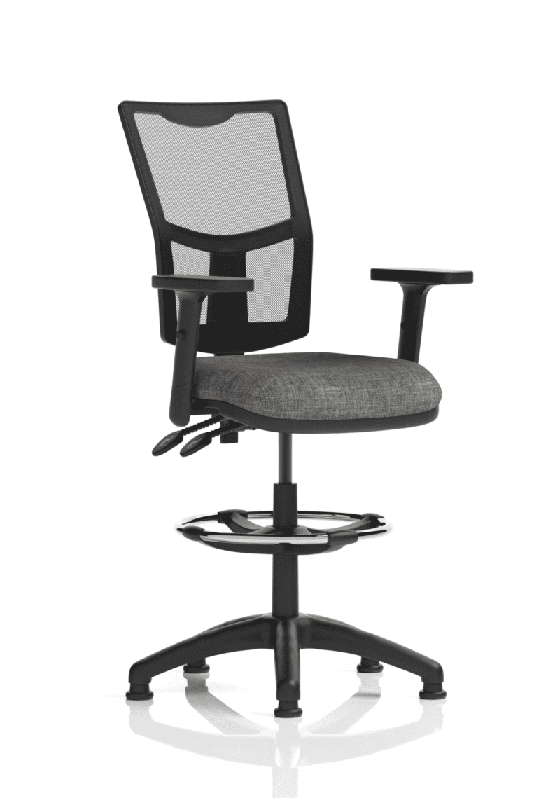 Eclipse Plus II Medium Mesh Back Task Operator Office Chair - Image 43