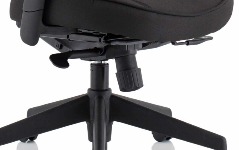 Denver High Mesh Back Black Task Operator Office Chair with Arms - Image 26