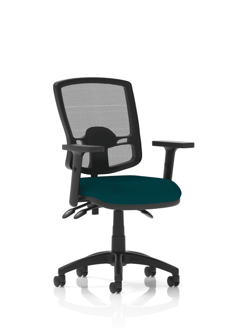 Eclipse Plus III Deluxe Medium Mesh Back Task Operator Office Chair - Image 20