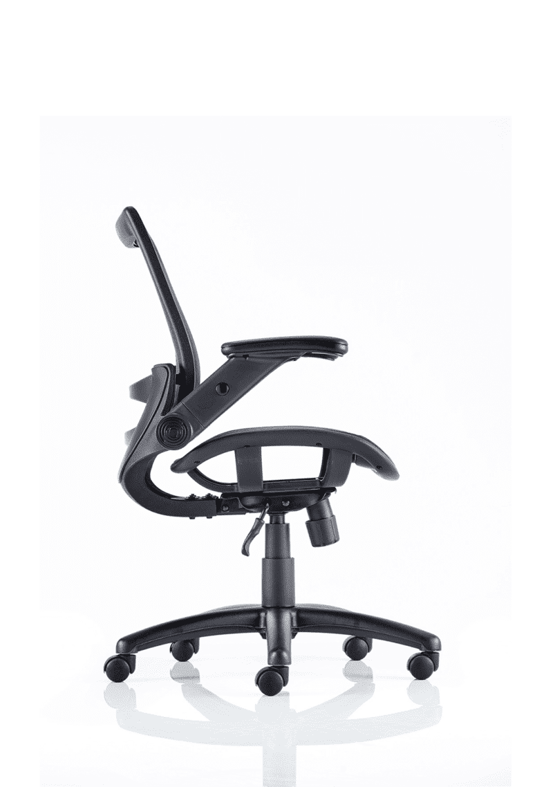 Fuller Medium Mesh Back Task Operator Office Chair with Folding Arms - Image 2