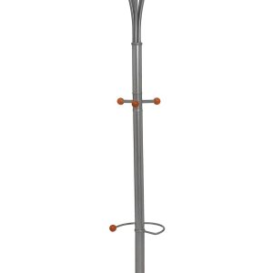 Classic Silver Steel Office Coat Stand