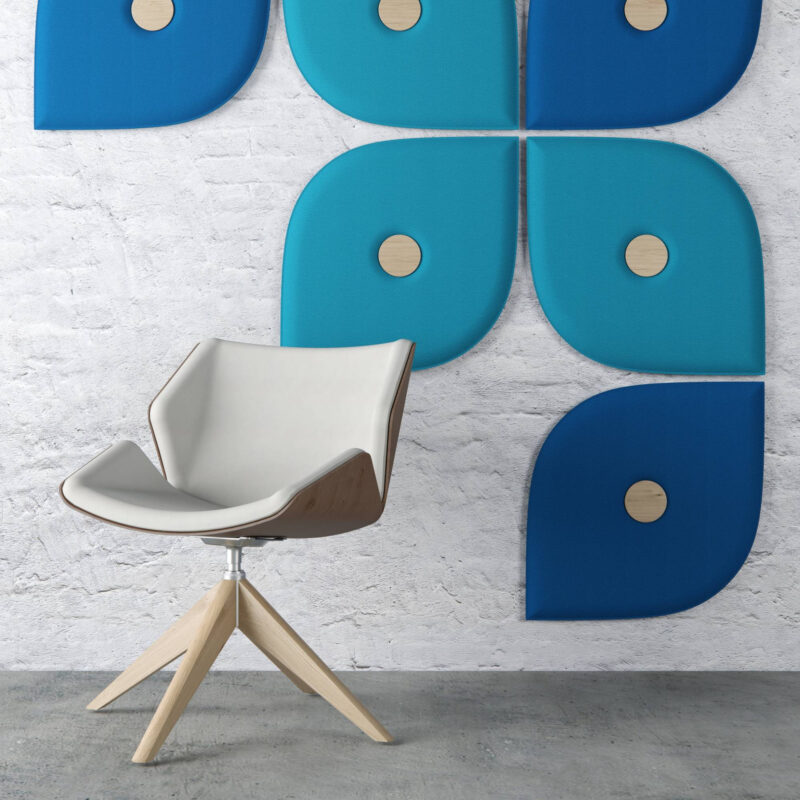 Cascara Chair with Walnut Shell & Wooden Pyramid Base - Image 3