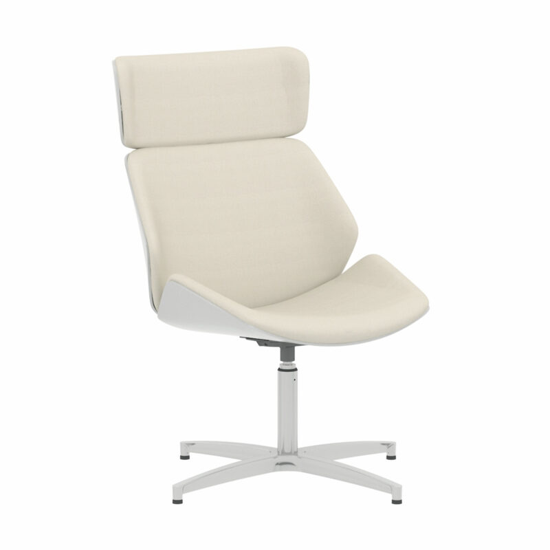Cascara Chair with Plastic Shell & Four Star Swivel Base