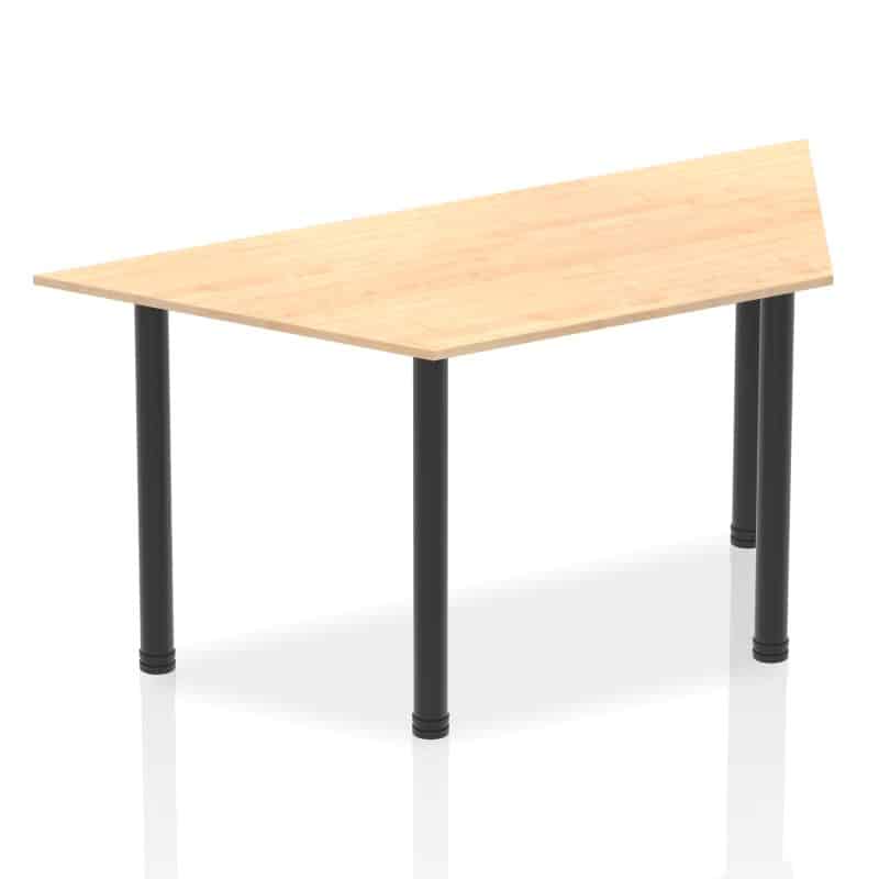 Impulse Trapezium Table With Post Leg - Image 11