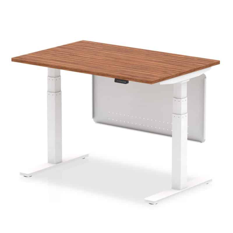 Air Height Adjustable Desk without Cable Ports with Steel Modesty Panel - Image 15