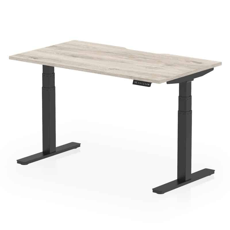 Air Scalloped Edge Height Adjustable Office Desk - Image 22