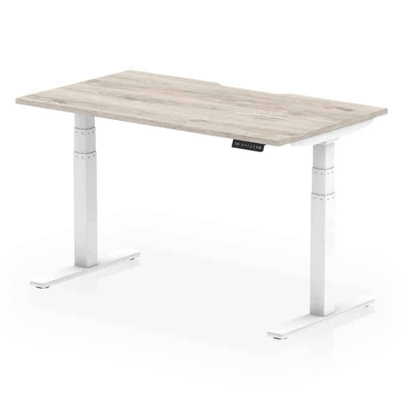 Air Scalloped Edge Height Adjustable Office Desk - Image 24