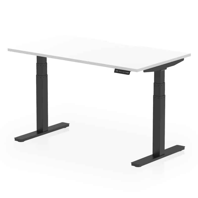 Air Scalloped Edge Height Adjustable Office Desk - Image 34