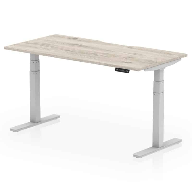 Air Scalloped Edge Height Adjustable Office Desk - Image 41