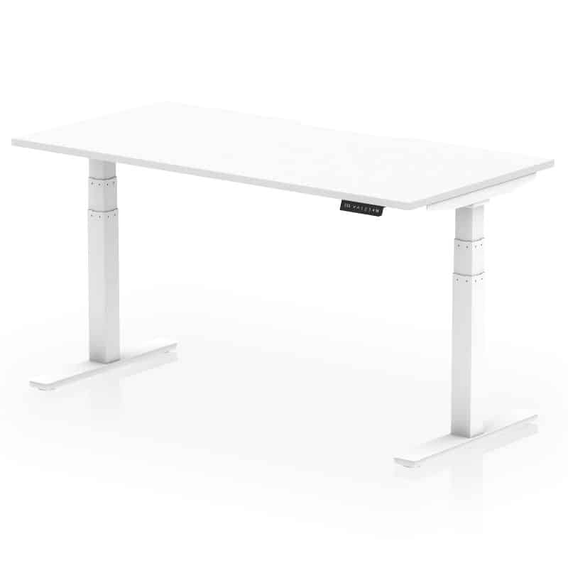 Air Scalloped Edge Height Adjustable Office Desk - Image 54