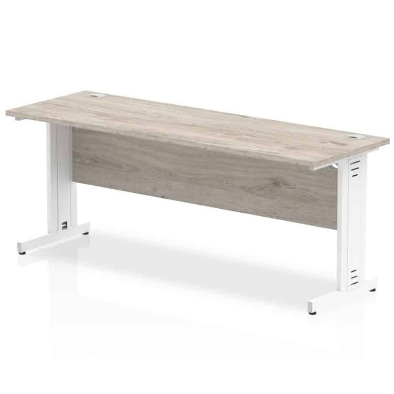 Impulse 1800mm Slimline Desk Cable Managed Leg - Image 4