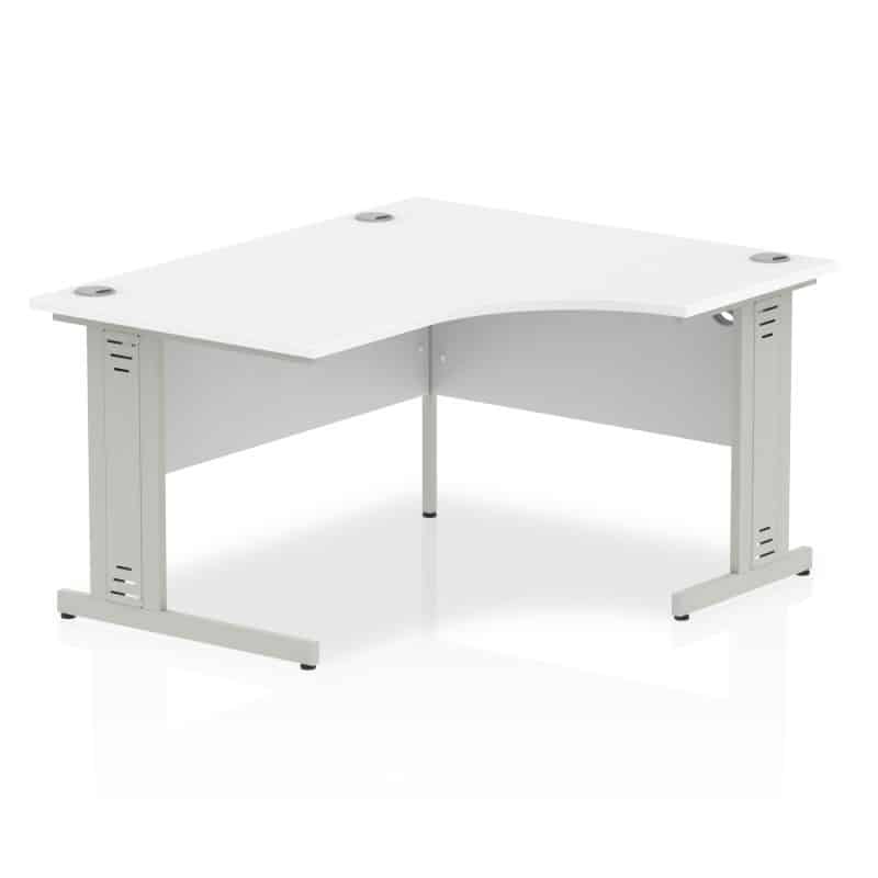 Impulse 1400mm Right Crescent Desk Cable Managed Leg - Image 16