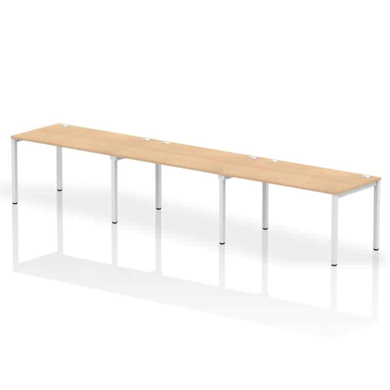 Impulse Single Row Bench Desk - 3 Person - Image 18