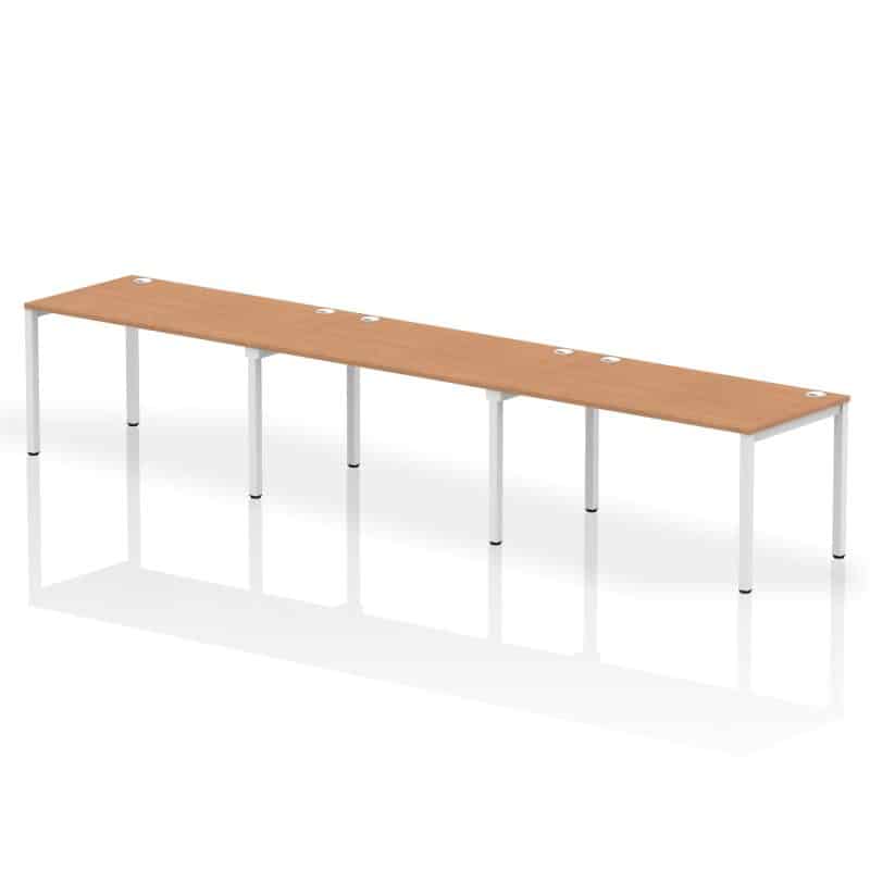 Impulse Single Row Bench Desk - 3 Person - Image 20