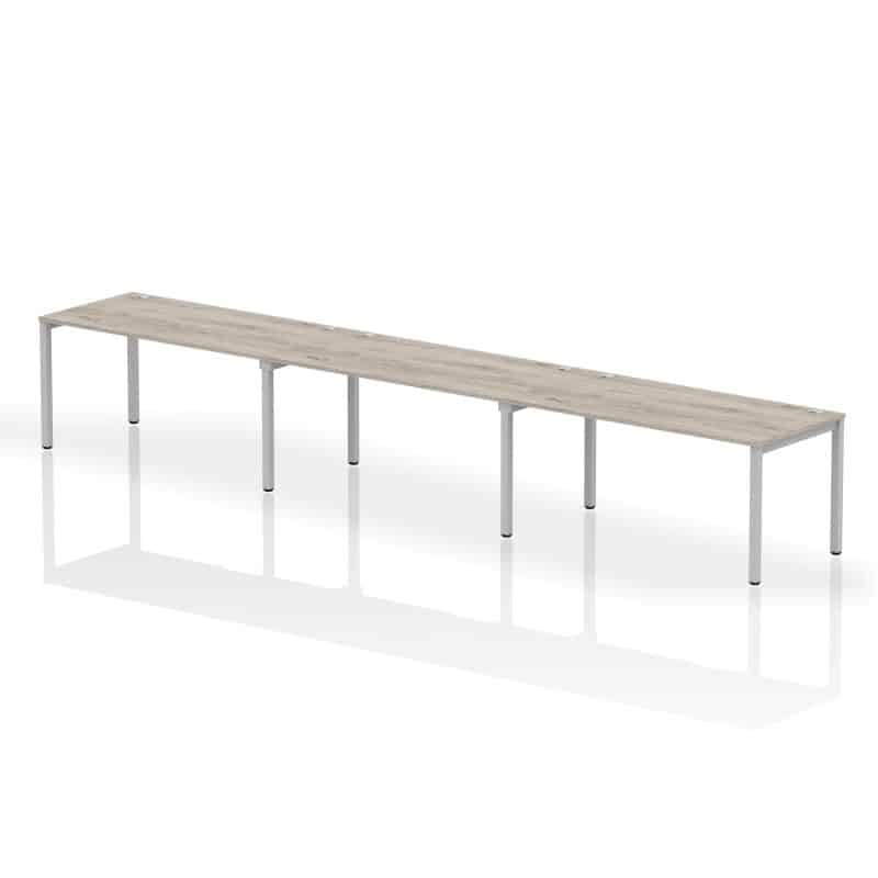 Impulse Single Row Bench Desk - 3 Person - Image 27