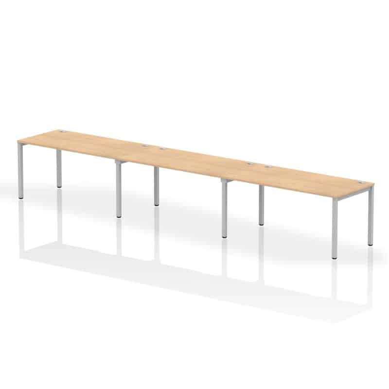 Impulse Single Row Bench Desk - 3 Person - Image 29