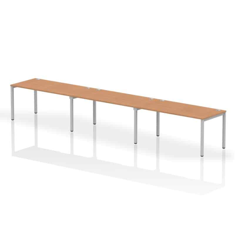 Impulse Single Row Bench Desk - 3 Person - Image 31