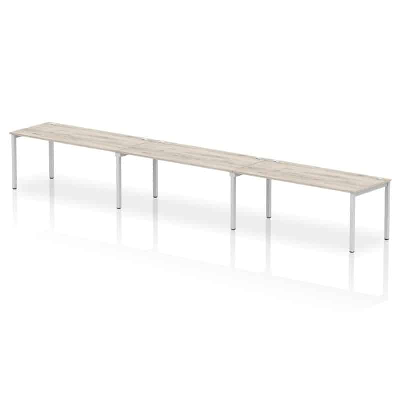 Impulse Single Row Bench Desk - 3 Person - Image 39