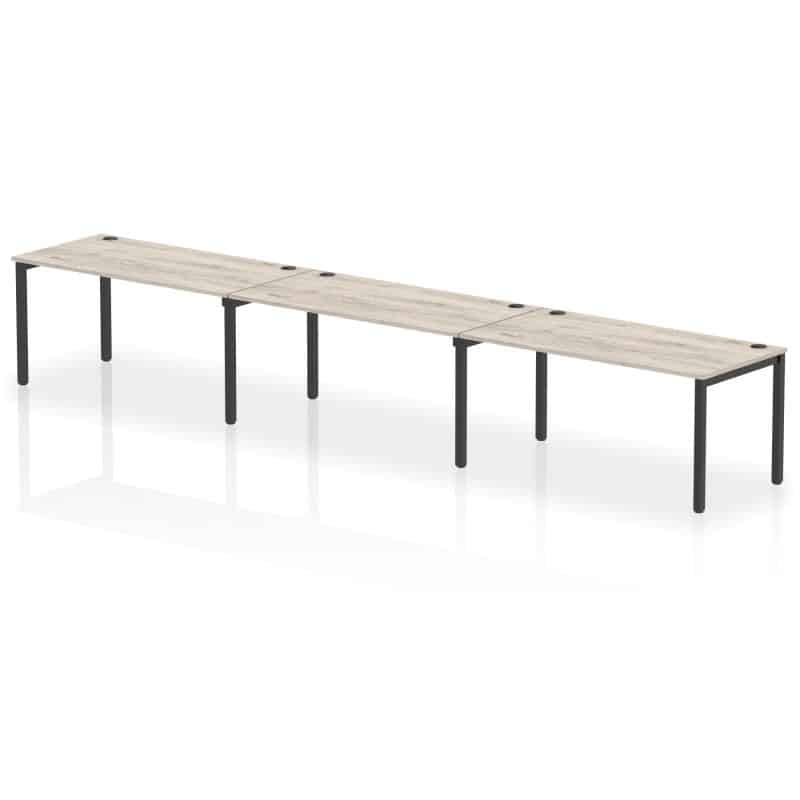 Impulse Single Row Bench Desk - 3 Person - Image 71