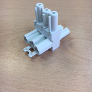 Impulse T Distribution Connector - One in Two Out Includes Locking Clips