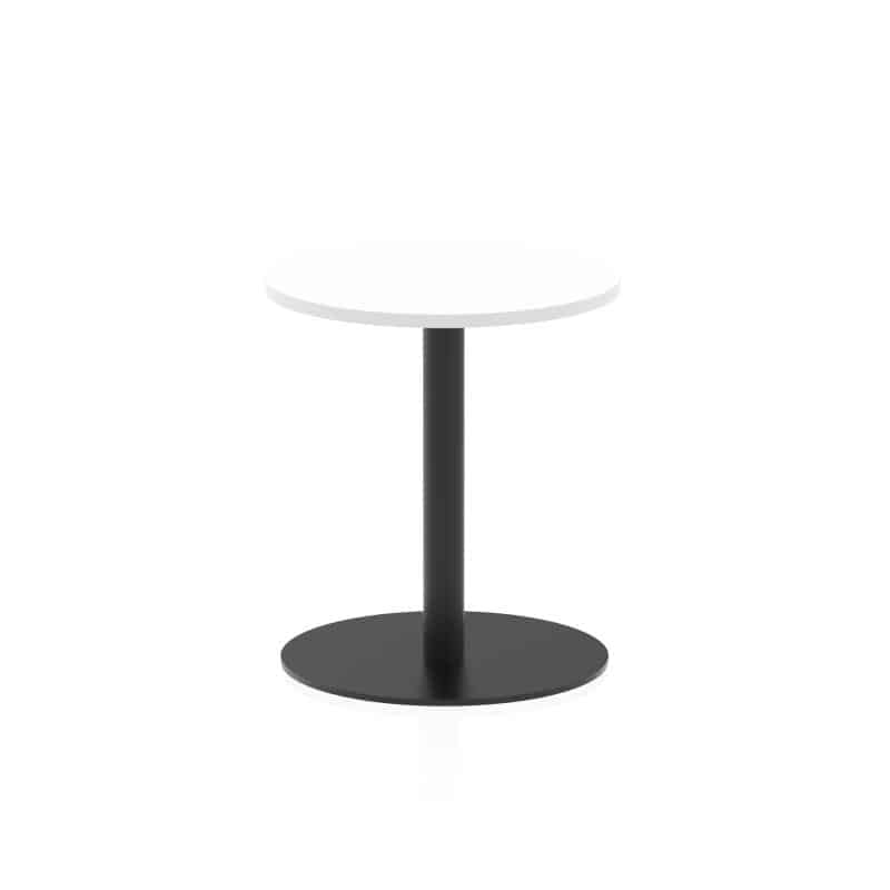 Italia Round Poseur Table Black Leg - Image 3