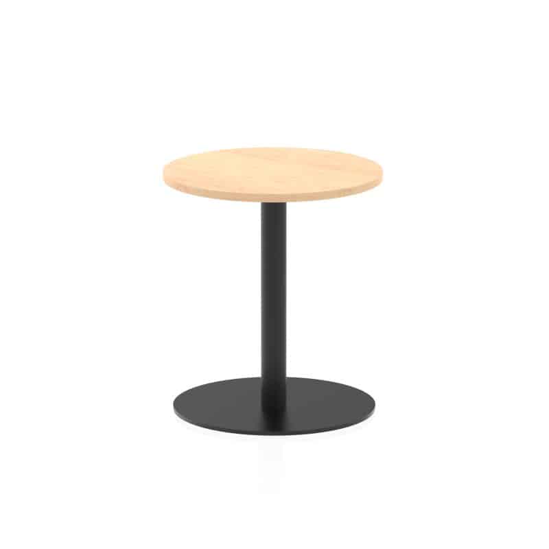 Italia Round Poseur Table Black Leg - Image 4