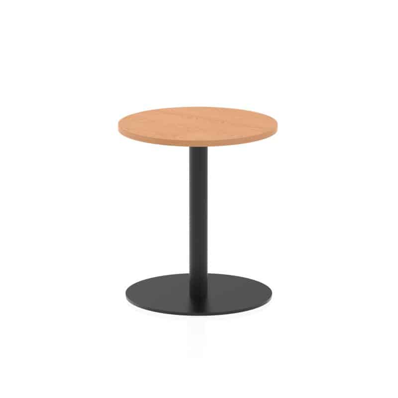 Italia Round Poseur Table Black Leg - Image 5