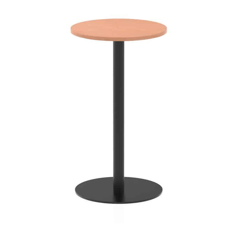 Italia Round Poseur Table Black Leg - Image 7