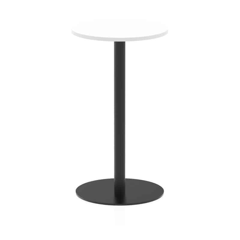 Italia Round Poseur Table Black Leg - Image 9