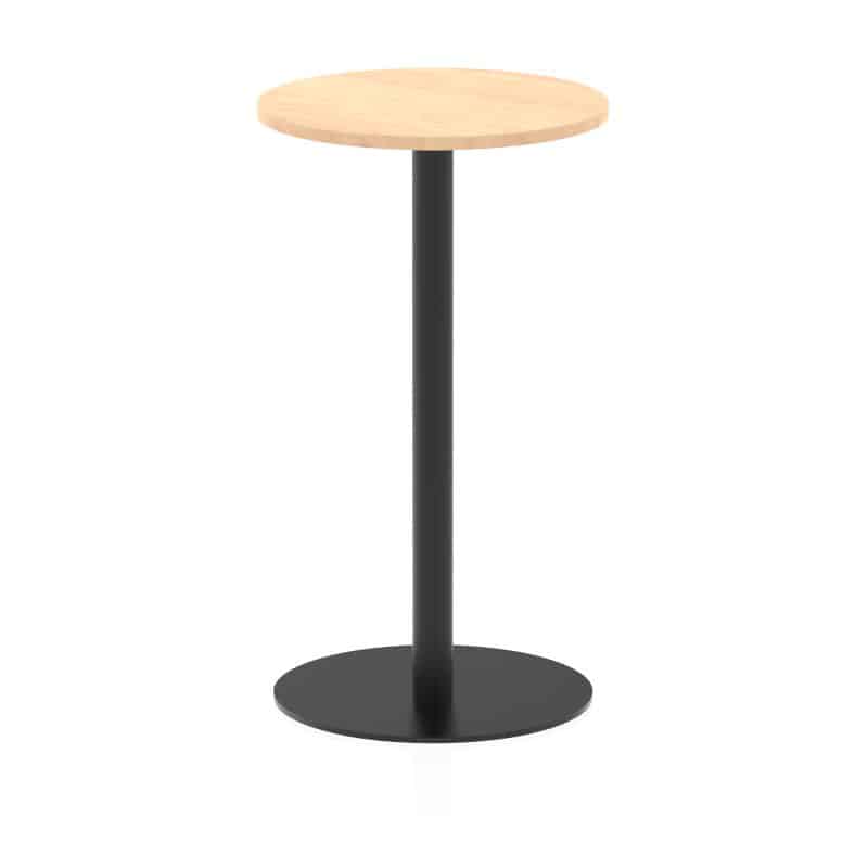 Italia Round Poseur Table Black Leg - Image 10