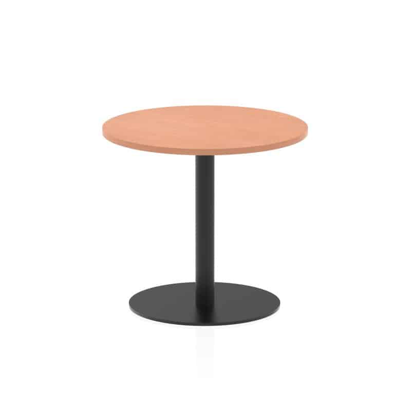Italia Round Poseur Table Black Leg - Image 13