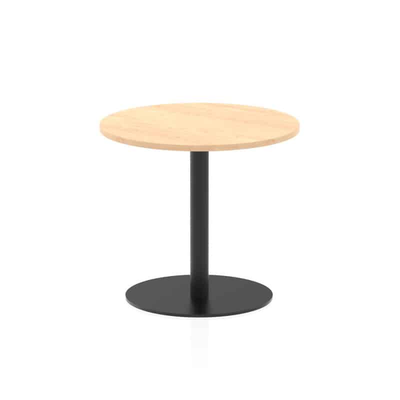Italia Round Poseur Table Black Leg - Image 16