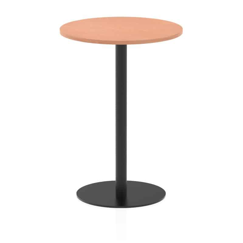 Italia Round Poseur Table Black Leg - Image 19
