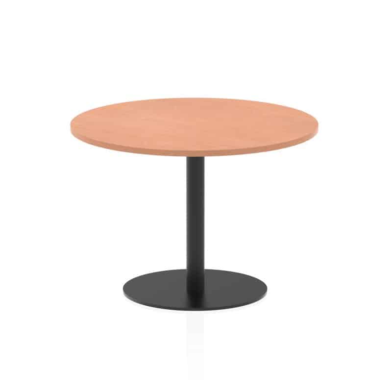 Italia Round Poseur Table Black Leg - Image 25